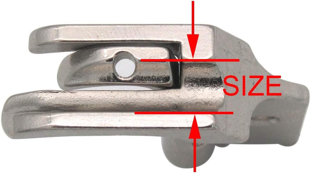 CKPSMS Brand -#S32 1SET Compatible with/Replacement for Brother Brand B837 CONSEW Brand 206 JUKI Brand DNU-241 DNU-1541 DSC-244 Singer Brand 111G 111W 211G 211W WELT Foot Set (3/8)