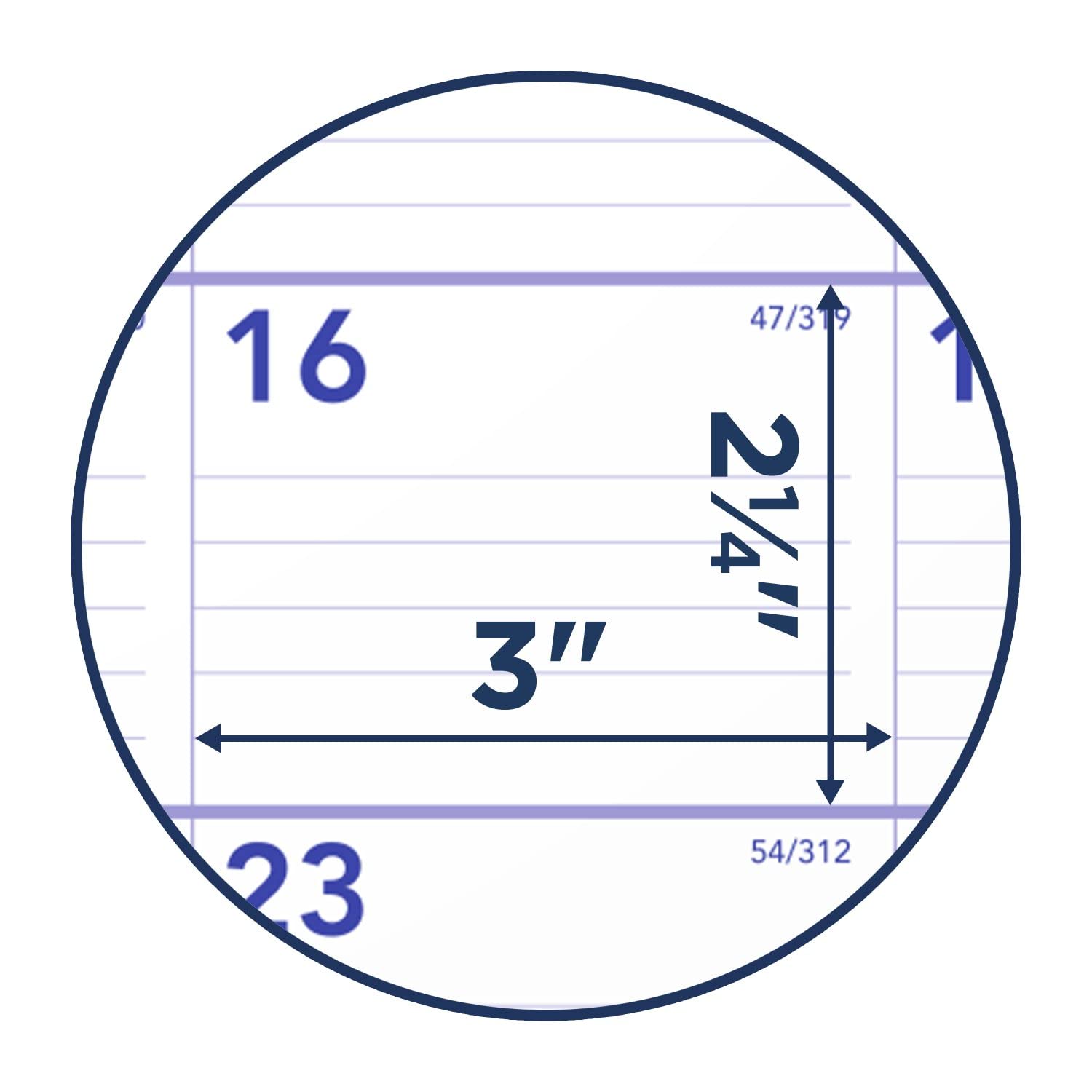 At a glance 2024 wall calendar 22 x 29 large 2 month pm92824 