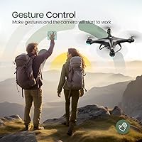 Vista 7 de Drone HS110D FPV con cámara 720P HD a control remoto con gran angular de 120°, WiFi, cuadricóptero con retención de altura, modo sin cabeza, 3D