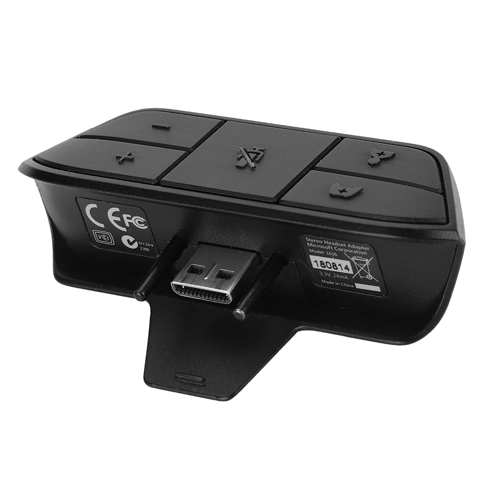 Demeras Stereo Headset Adapter Kopfh?rer Konverter f¡§1r One Game Controller Staubdicht mit Game Control und Stereo Sound Synchronisation