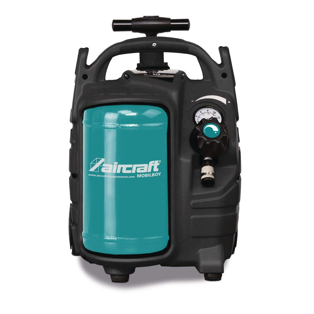 Aircraft Kompressor MOBILBOY 185 OF E (Trolley-Modell, ölfrei, 5L Tank, Ansaugleistung ca.: 180 l/min, 1,1 kW, 230 V) 2001240