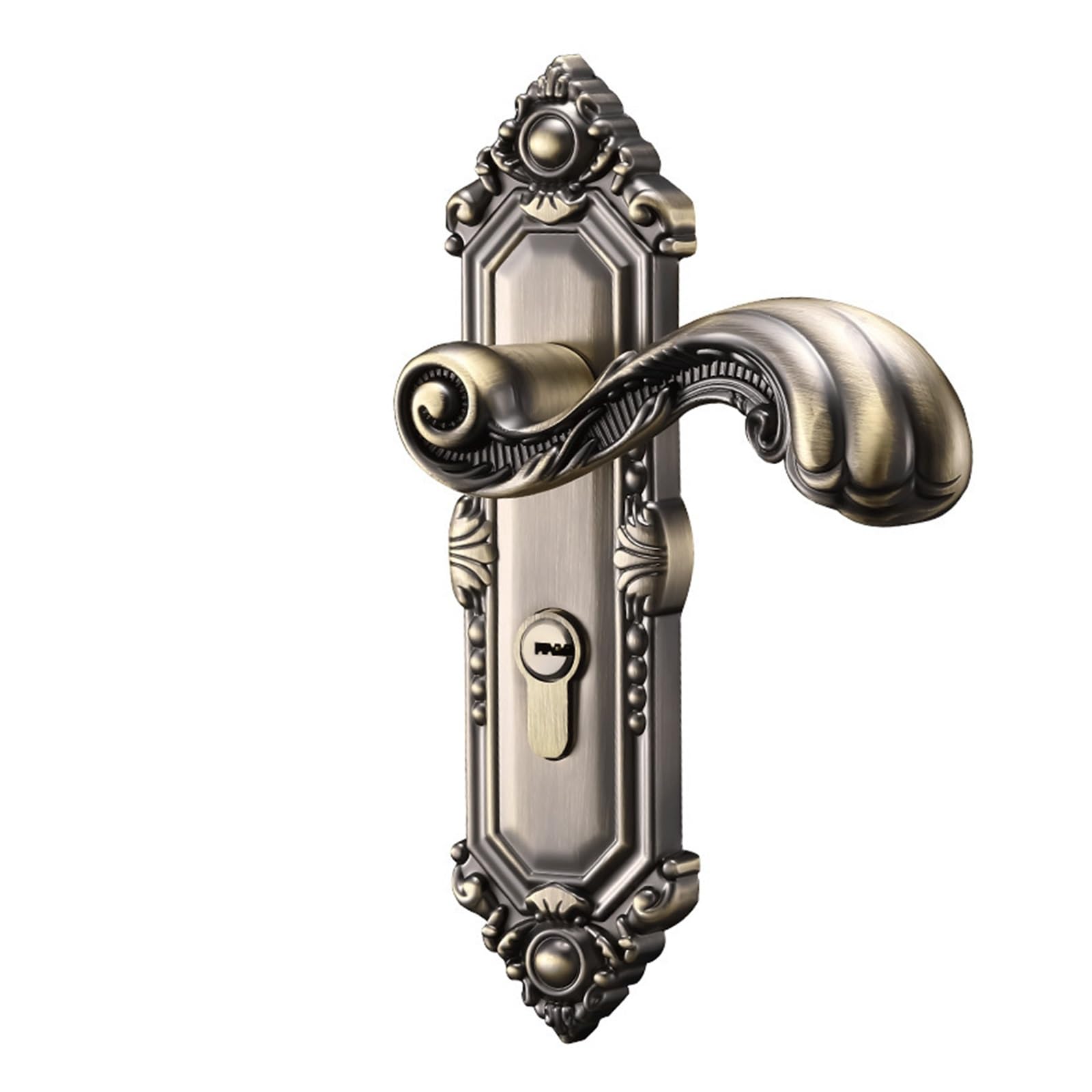 Serrure de porte silencieuse pour chambre à coucher style européen