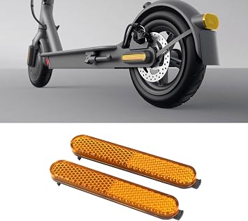 2PCS for Ninebot F2 F2 Plus F2 PRO Electric Scooter Side Reflective Strip,Electric Scooter Night Warning reflectors for Ninebot Decorative Reflective Strip Replace Parts