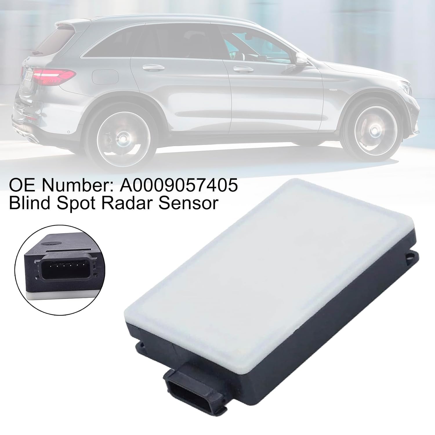Areyourshop Blind Spot Radar Sensor A0009057405 for Benz GLC GLE GLS 2015-2019 A0009021329 A0009018802
