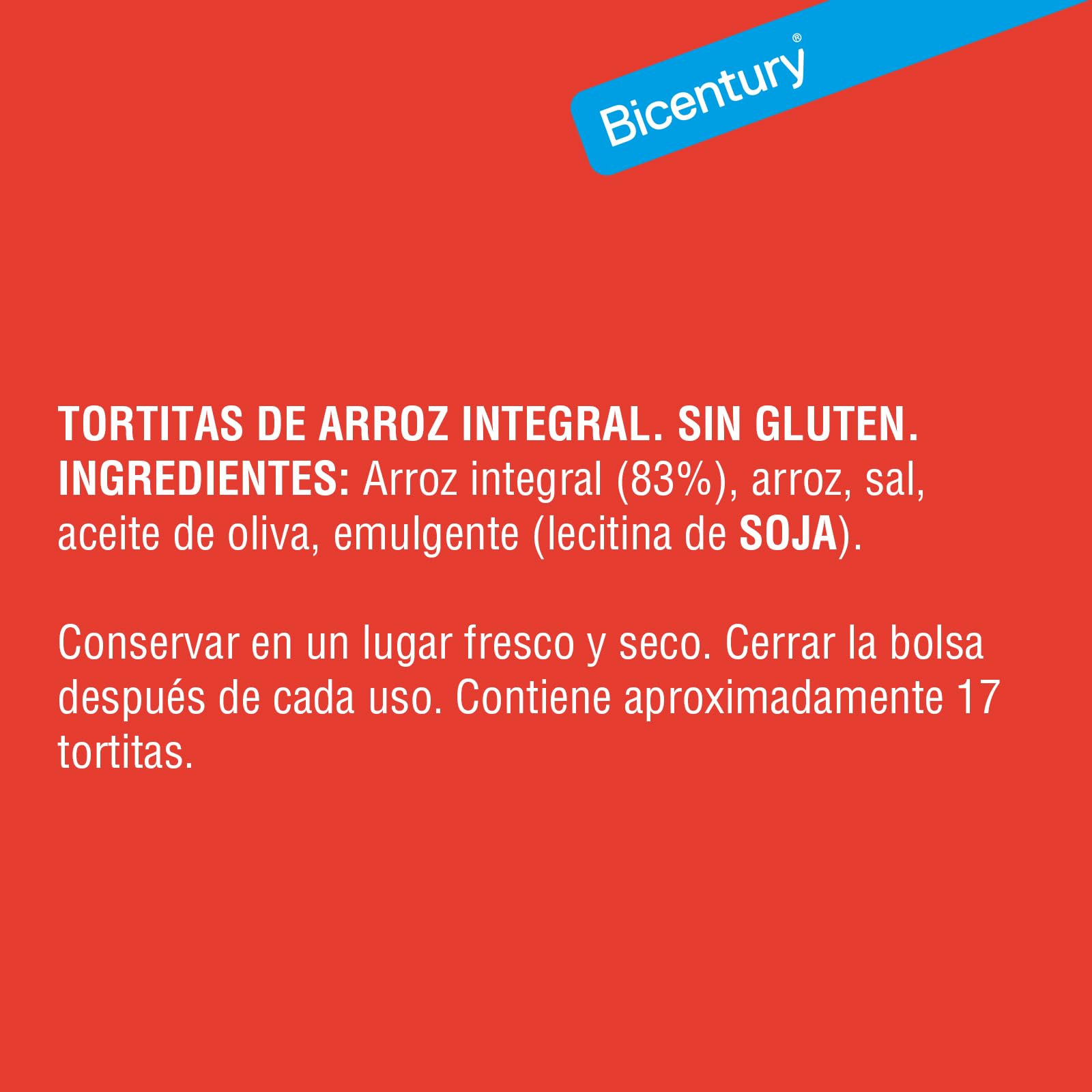Bicentury Tortitas De Arroz Integral 130 g