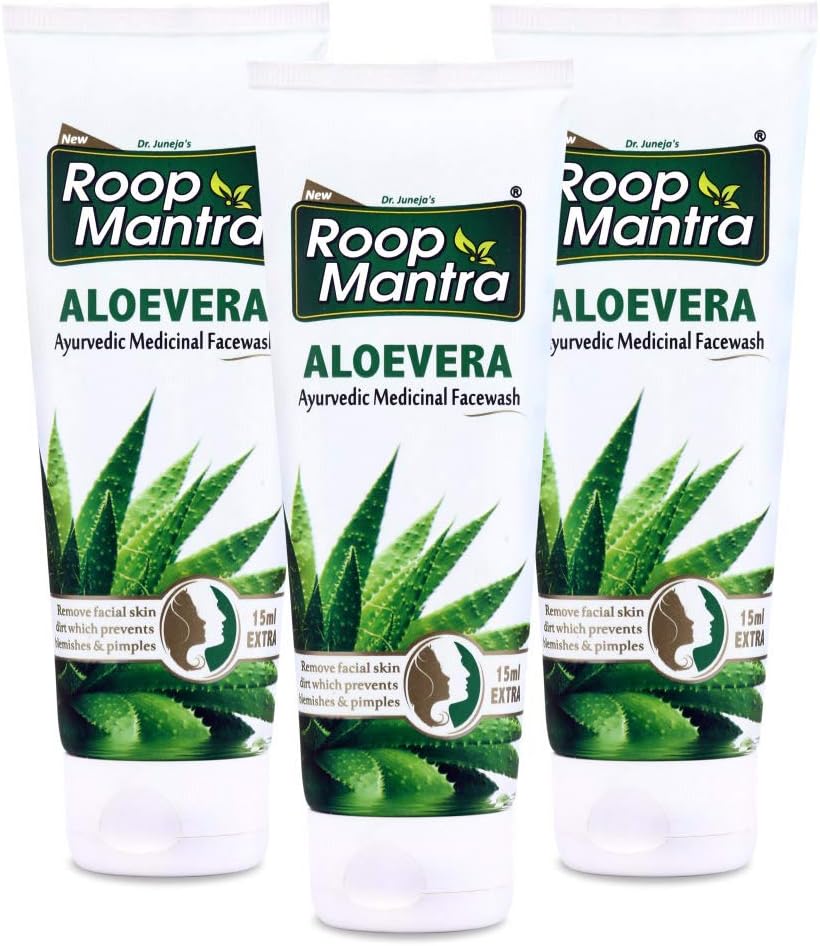 Aloe Vera Face Wash 115ml (Pack of 3, 115ml)
