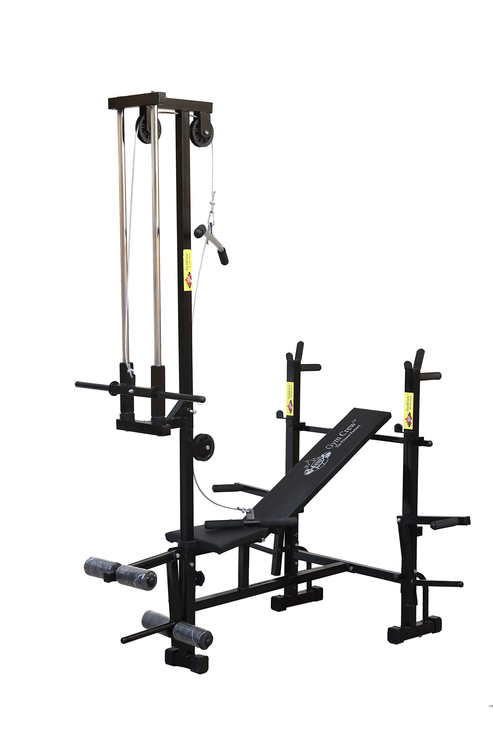 GymCrew Heavy Duty Multipurpose Muscle Gaining 20 in 1 Gym Bench (Black) (B07SJRH63C) Amazon Price History, Amazon Price Tracker