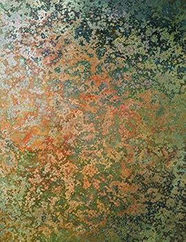 Paperback Colorful Abstract Notebook: 8.5 X 11 202 College Ruled Pages Book