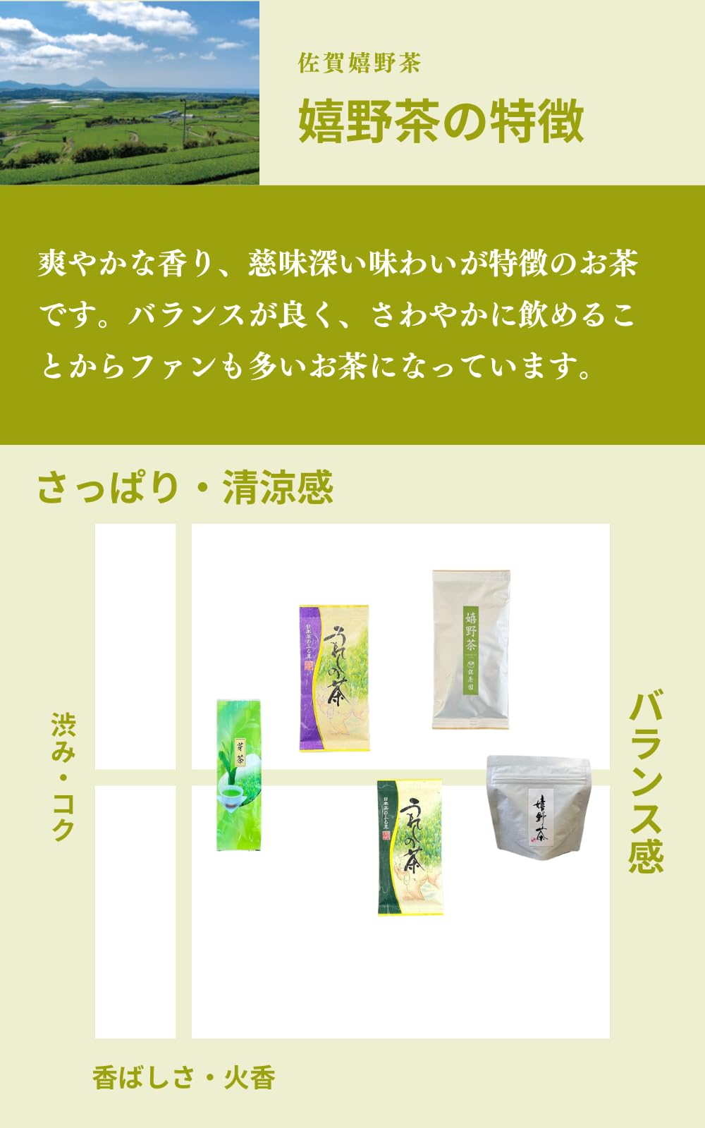 Amazon.co.jp: 【銘茶園】 嬉野茶 特上 うれしの茶 玉緑茶 100g 伝統