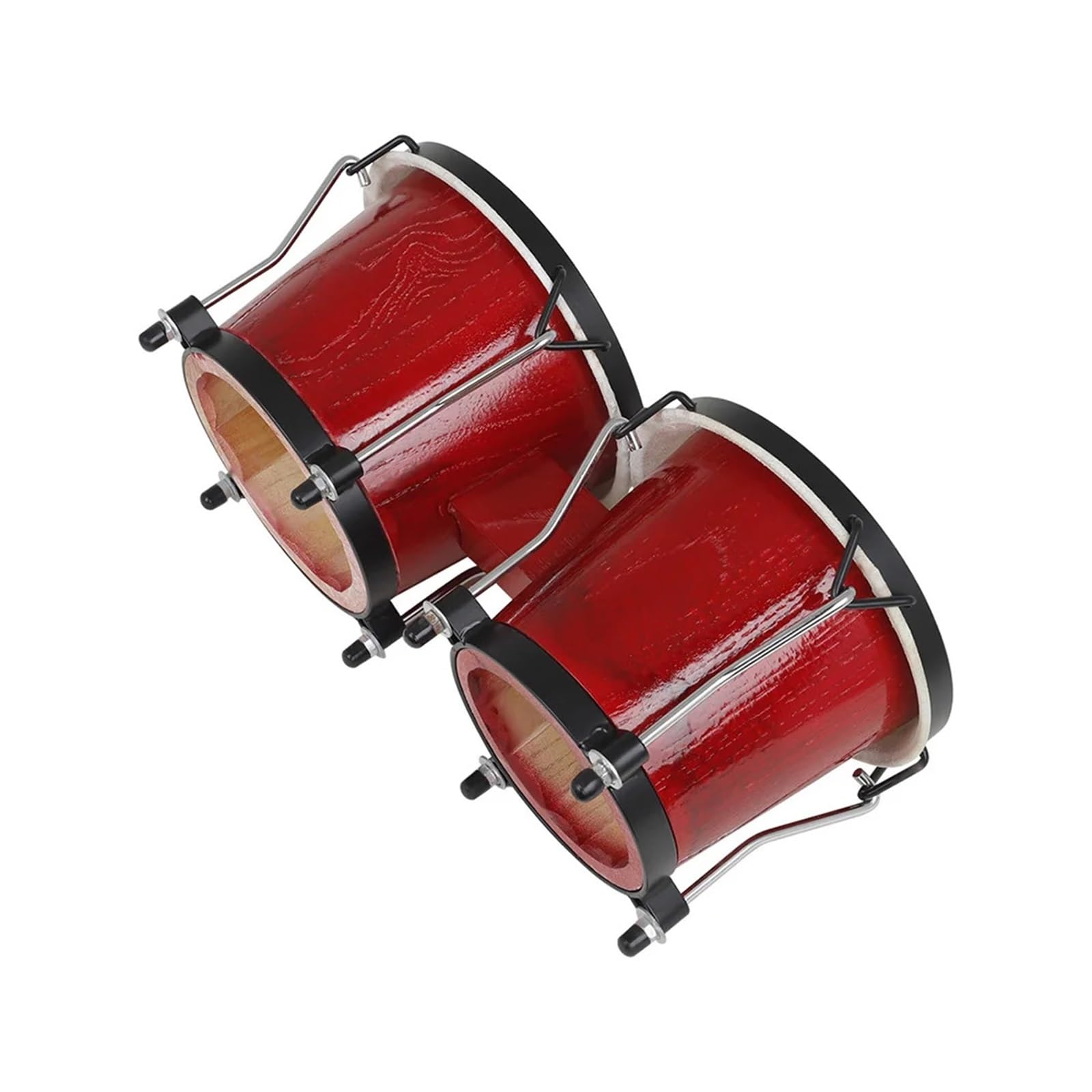 Bongos Tambor Bongo de madera, instrumento percusión sonido claro, pandereta gruesa, ritmo, música, afinación
