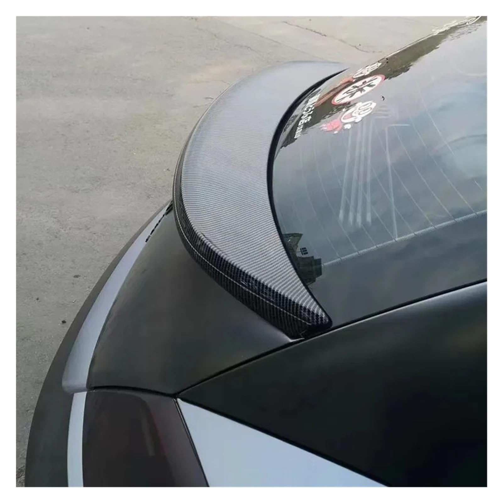 Spoiler Trasero De Coche para VW para Beetle 2013-2016 Kit De Alerón Trasero para Maletero De Coche ABS Fibra De Carbono Accesorios Exteriores Spoiler(Yellow with Black)
