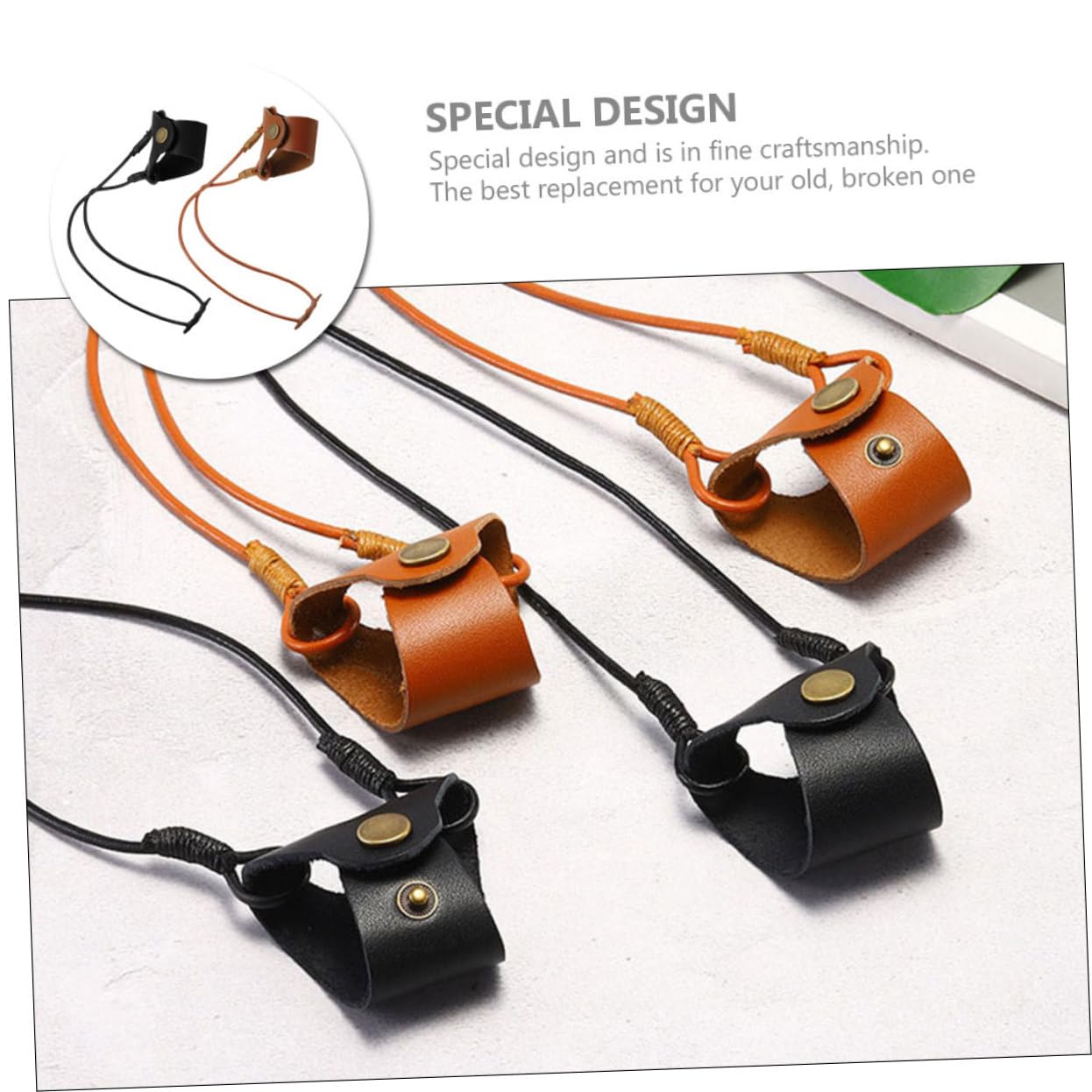 Healvian 3 Ensembles Lanières De Synthétique De Supports Pour Et Antidérapantes Pour Adultes Accessoires De Mode Sécurité 2 Pièces * 3