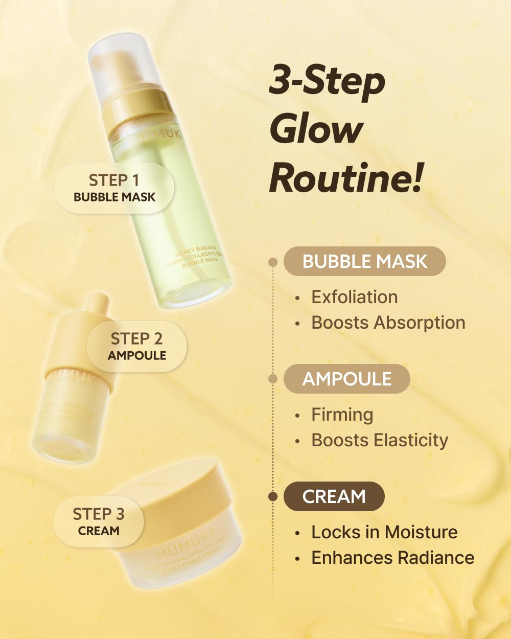 Honey Banana BDRN Capsule Cream Moisturizer with Plant PDRN, Collagen & Ceramide