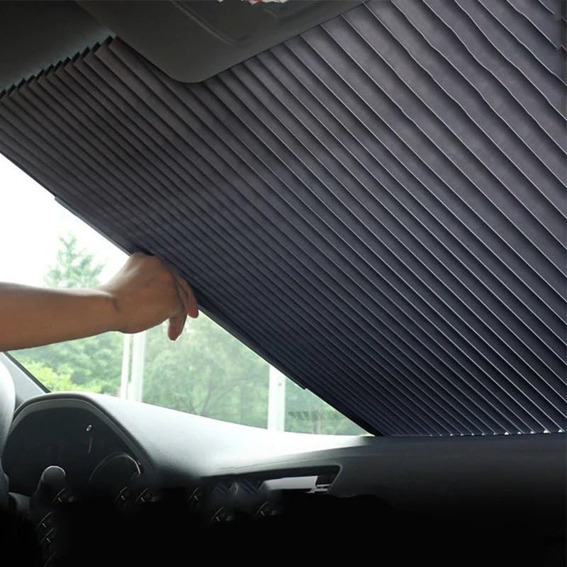 Parasol retráctil plegable con sistema de bloqueo térmico 2