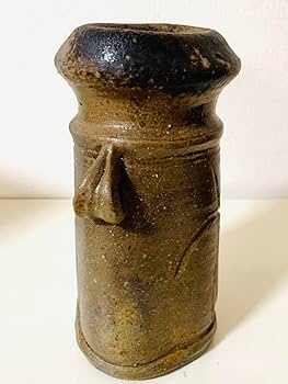花器　備前焼 23054]舟徳利花入（伊勢崎創）｜備前焼わかくさ