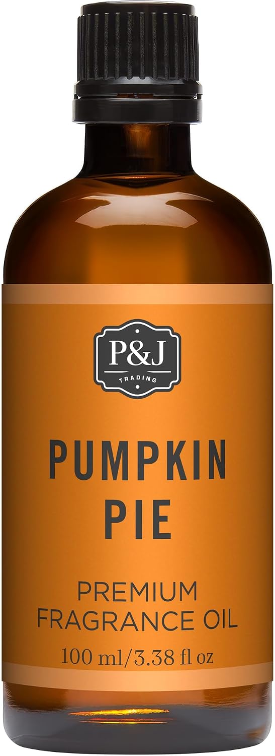 P&J Fragrance Oil Pumpkin Pie 100ml - Candle Scents, Soap Scents, Diffuser Oil Scents