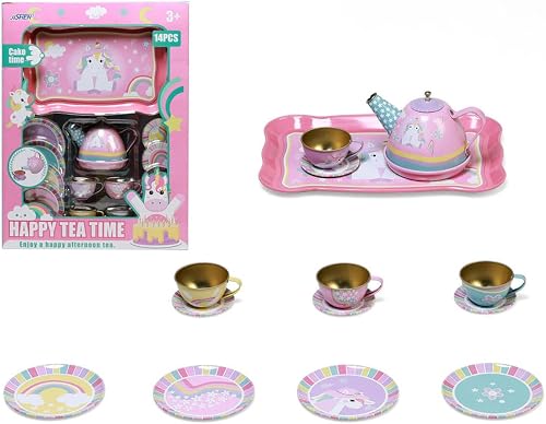 BigBuy Fun Lot de Tasses avec Assiettes 41 x 31 cm