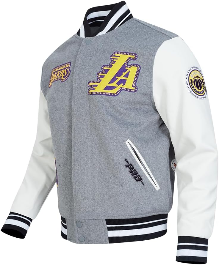 Pro Standard Mens NBA Diy Pick Stitch Varsity Jacket