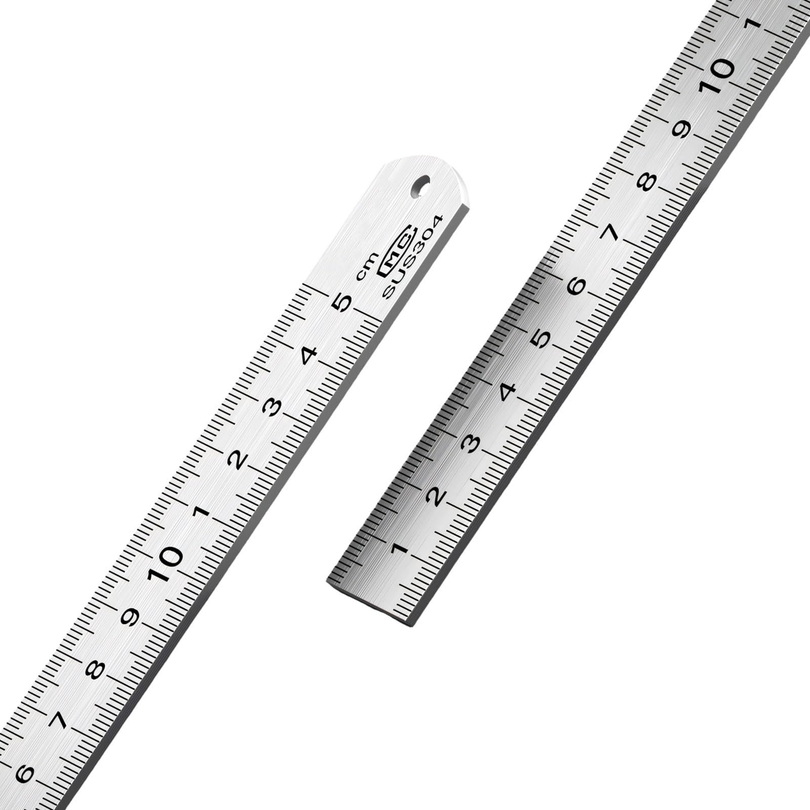 Zbiianxer 15Cm Single Side Thickened 304 Stainless Steel Ruler Rustfroof And Long Lastingly For Architects Use Various Applications Rustproof Steel Measuring Ruler