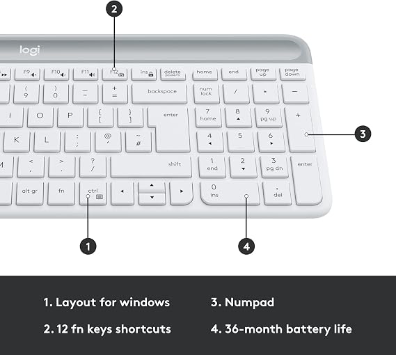 Logitech Slim Wireless Keyboard and Mouse Combo MK470