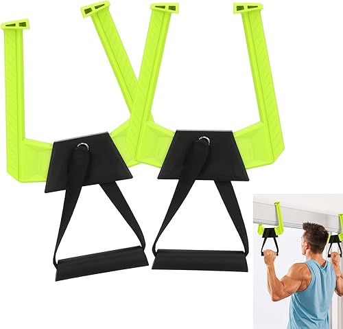 Pull Up Bar for Doorway, Travel Pull Up Bar, Portable Home Gym Equipment, Dual Handle Design for Pull-Ups, Maximum Load Capacity of 330lb, No Screws