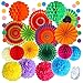 Produktbild Haudang 20 StüCke Bunte Party Fiesta Dekorationen Papier FCher Papier Blume Ball Waben Kugeln Set für Hochzeit Geburtstag Veranstaltungen Festival ZubehR