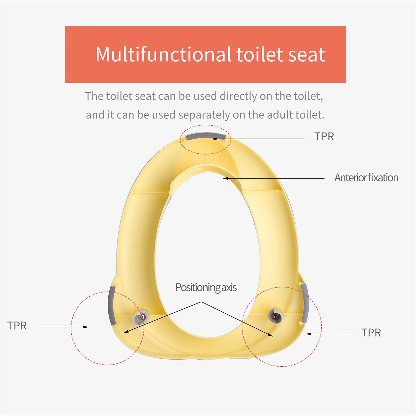 Baby Reise Töpfchen Tragbarer Töpfchen Sitz für Kinder Toilette mit PU-Kissen, rutschfest, einfaches Wandern, für Kleinkinder, Jungen und Mädchen, mit Spritzschutz, leicht zu reinigen (Pink)