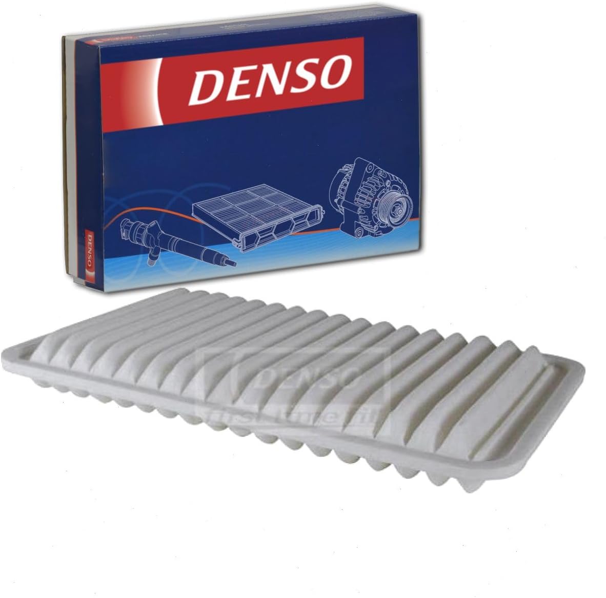 DENSO Air Filter compatible with Toyota Highlander 2.4L 2.7L 3.0L 3.3L 3.5L L4 V6 2001-2013