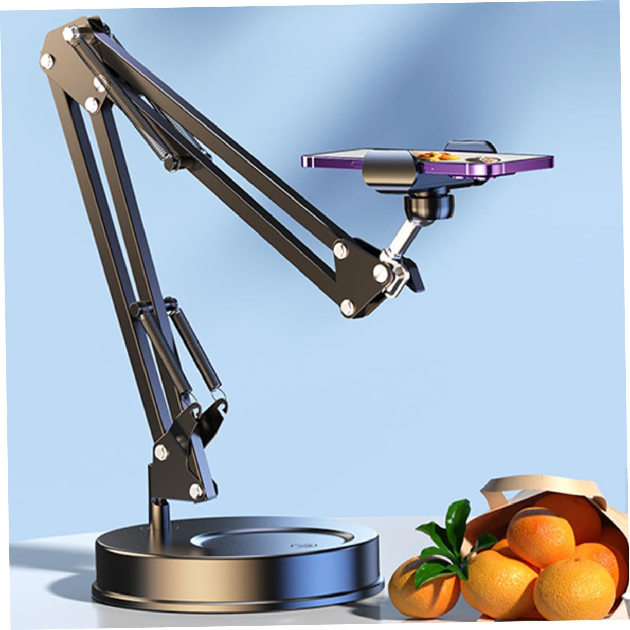 EXCEART Soporte para Teléfono Móvil Extensible Soporte para Teléfono Portátil de Escritorio Pesada para Fotos y Grabación de Videos