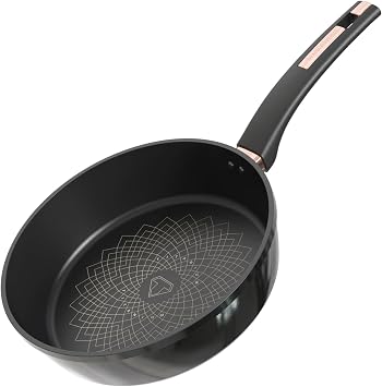 Sunhouse 10" Non Stick Frying Pan, Aluminum Skillet with Titanium Coating