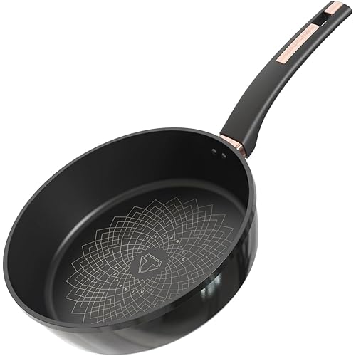 Sunhouse Aluminum Frying Pan (Titanium, 12 Inch)