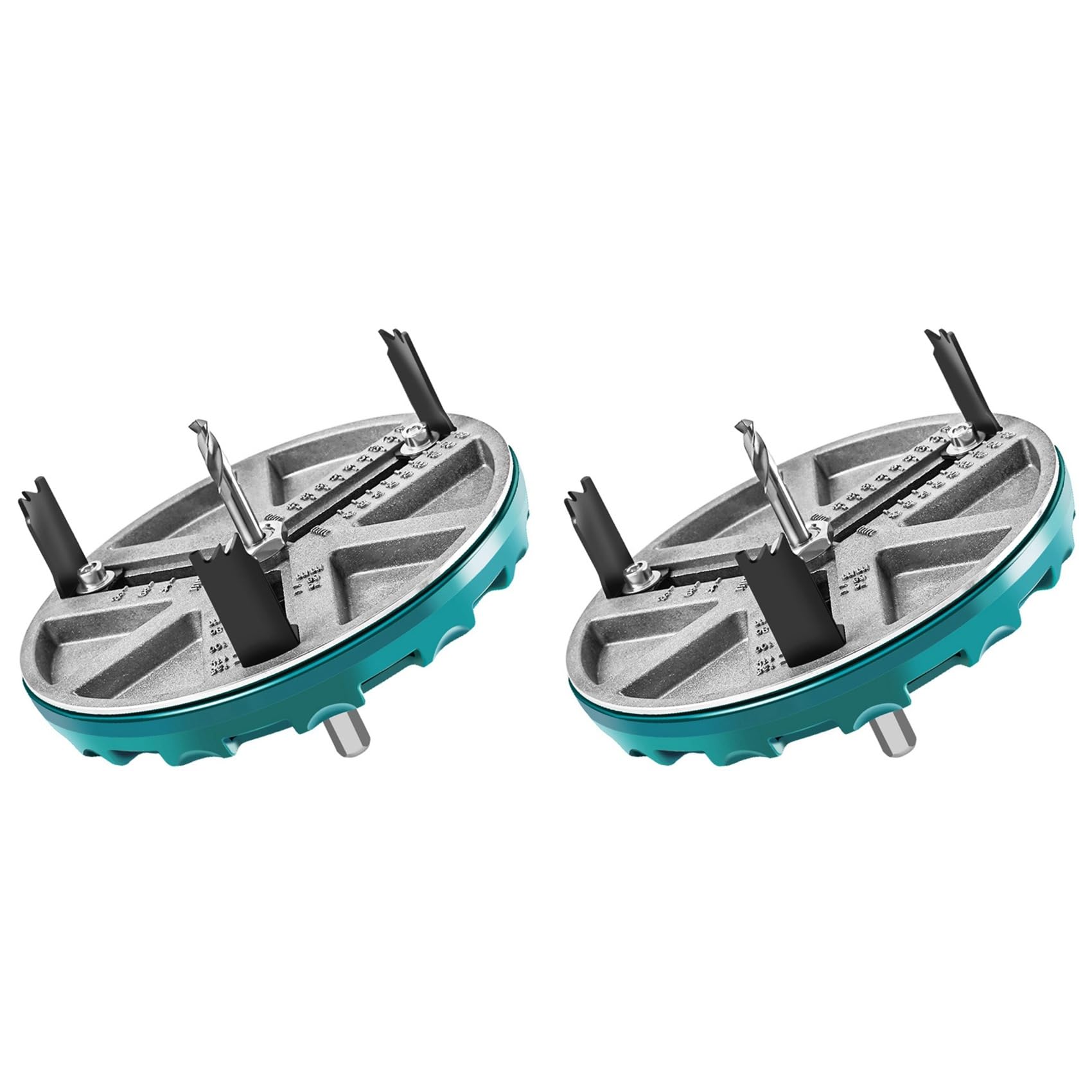 Jnchdghwa As Shown 2X Adjustable Hole Saw Diameter 45Mm-130Mm Woodworking Hole Opener Cutting Tools For Gypsum Board Cork Board