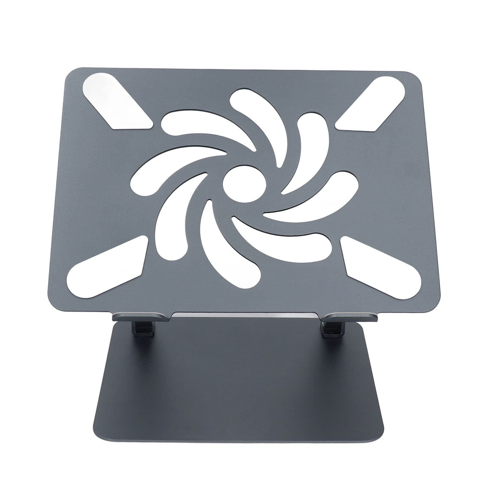 SIXRUN Supporto per Laptop in Lega di Alluminio Ad Altezza Regolabile per Scrivania e Ufficio Domestico, Design Ergonomico Salvaspazio