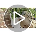 Image of YUCCABE ITALIA FOXB PCUP 12 INCH Pots for Plants Highly Durable Polymers Lightweight Indoor Outdoor Flower Pot Gamla Tree Planter Container Planters for Living Room, Balcony, Garden| White