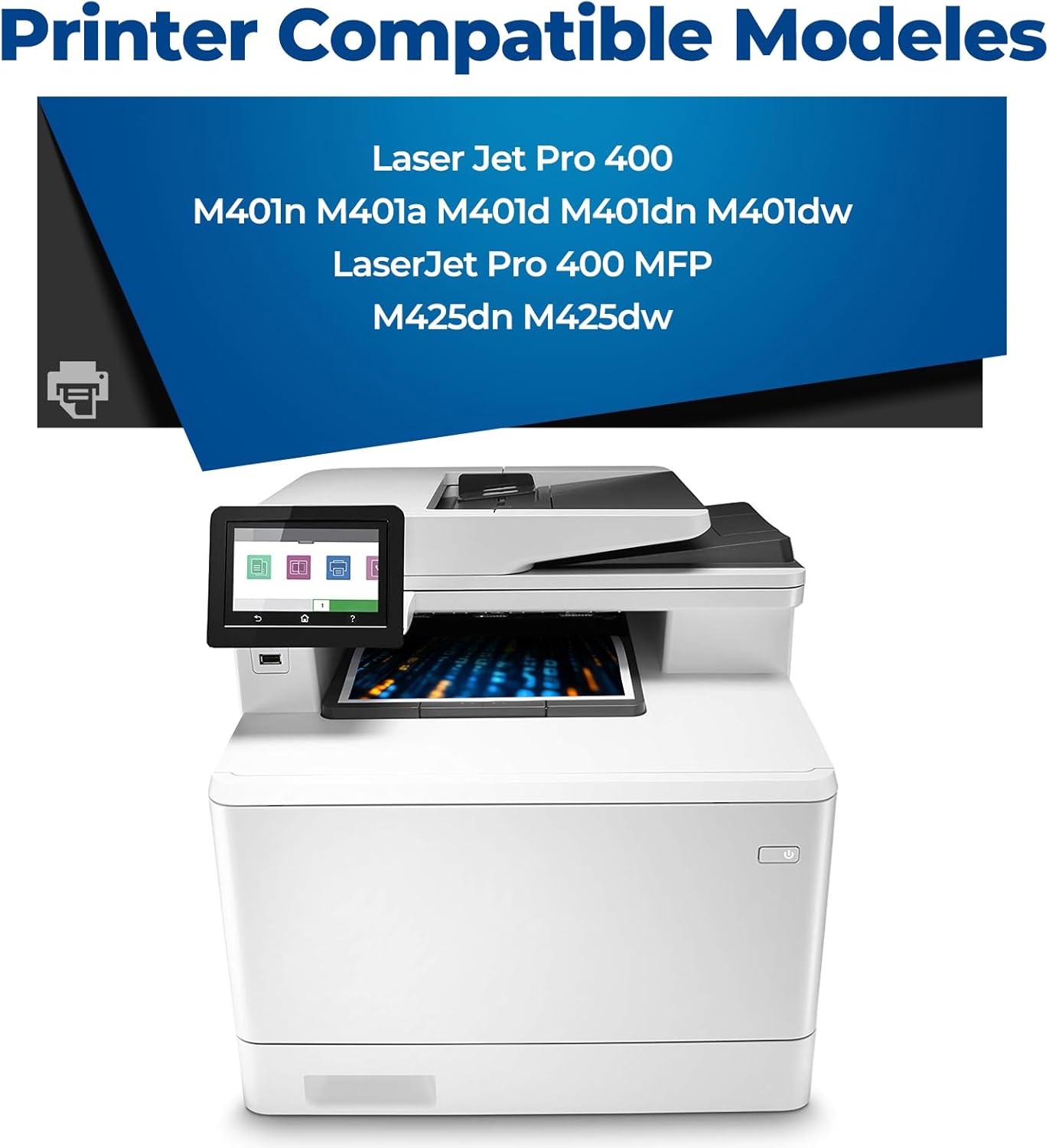 80A Black Toner Cartridge Pro 400 M401n M401dn M401dw Toner,Compatible for HP 80A 80X CF280A CF280X Black Laserjet Toner Cartridges for Laserjet Pro 400 M401 M401a M401d M401dw M401n MFP M425dn M425dw