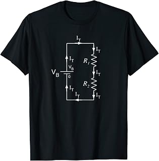 Physics Shirts | OHMS LAW Electrical Engineering and Math T-Shirt