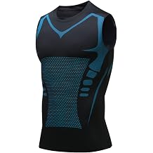 TWGONE Mens North Power Compression Shirt Slimming Shapewear Tummy Control Corset Fat Burning Sweat Compression Vest