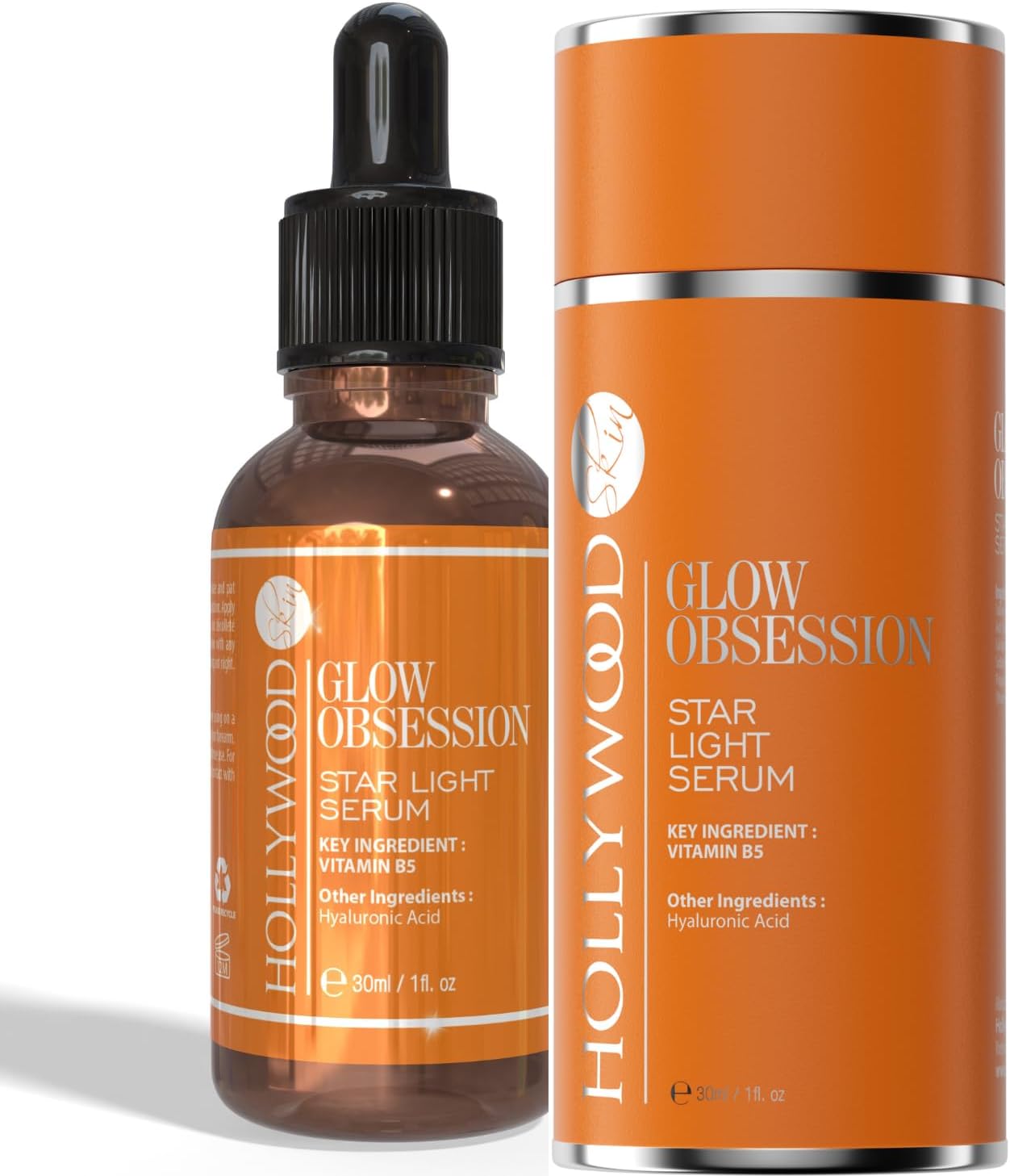 – 5X Strength - 10% Pure Hyaluronic Acid Serum with 5% Vitamin B5 & 20% Vitamin C | Hydrates, Brightens, Improves Elasticity, Boosts Collagen | Targets Fine Lines & Wrinkles | 30ml