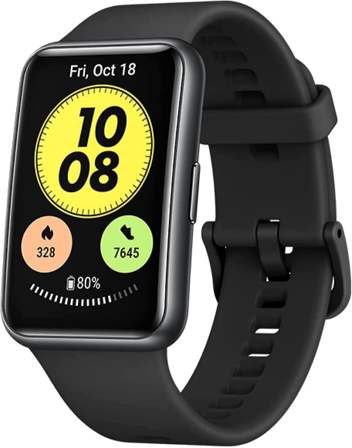 HUAWEI WATCH FIT NEW Smartwatch with 1.64 inch Vivid AMOLED Display, 10  Days Battery Life, 96 Workout Modes, Built-in GPS, 5ATM, All-Day SpO2  Monitoring, Heart Rate and Sleep Monitoring - Black: Smartwatches:  Amazon.com.au