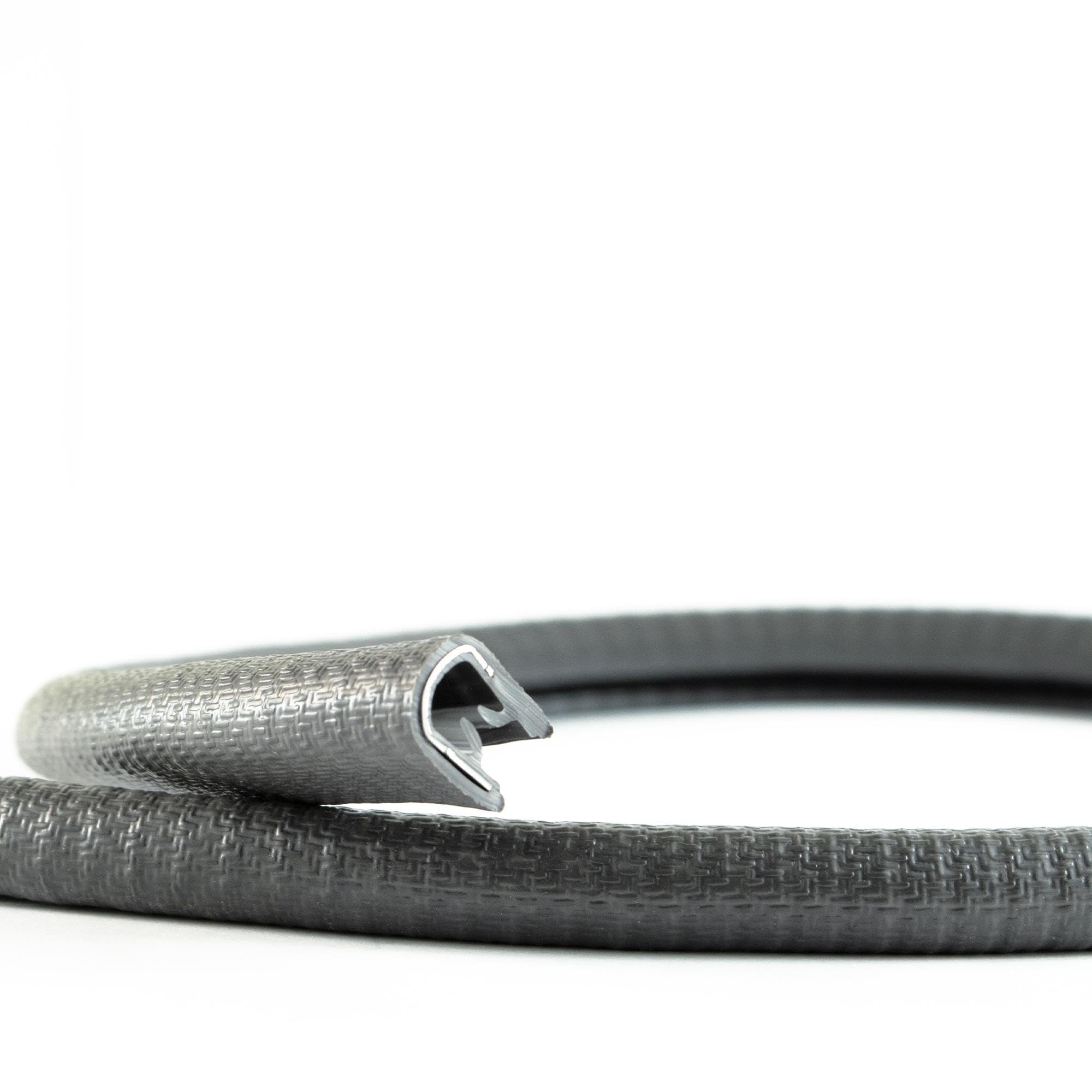 EUTRAS [10 m] Perfil de protección de bordes 1-4,5 mm antracita - se sujeta sin adhesivo - ideal para chapa y puertas de coches - protege los cantos - calidad industrial alemana - envío en 24 horas
