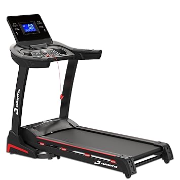 Durafit91™ Panther Pro 5.5 HP Peak DC Motorized Foldable Treadmill | Auto Incline 15 Level |Max Speed 18 Km/Hr | Max User Weight 140 Kg |Free (DIY) Installation Assistance | Spring Suspension