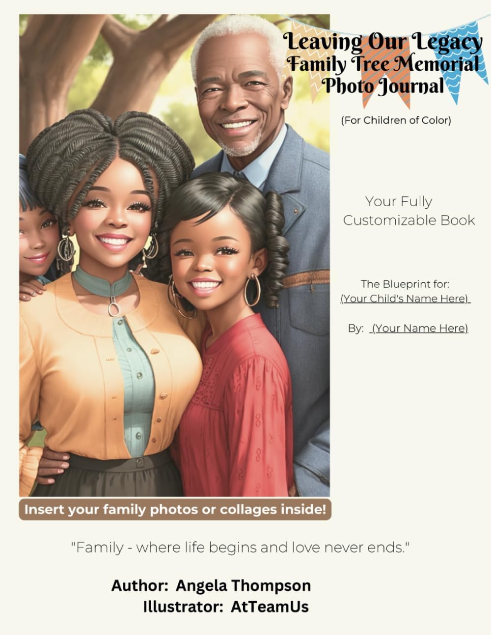 Leaving Our Legacy - Family Tree Memorial Photo Journal (For Children of Color)