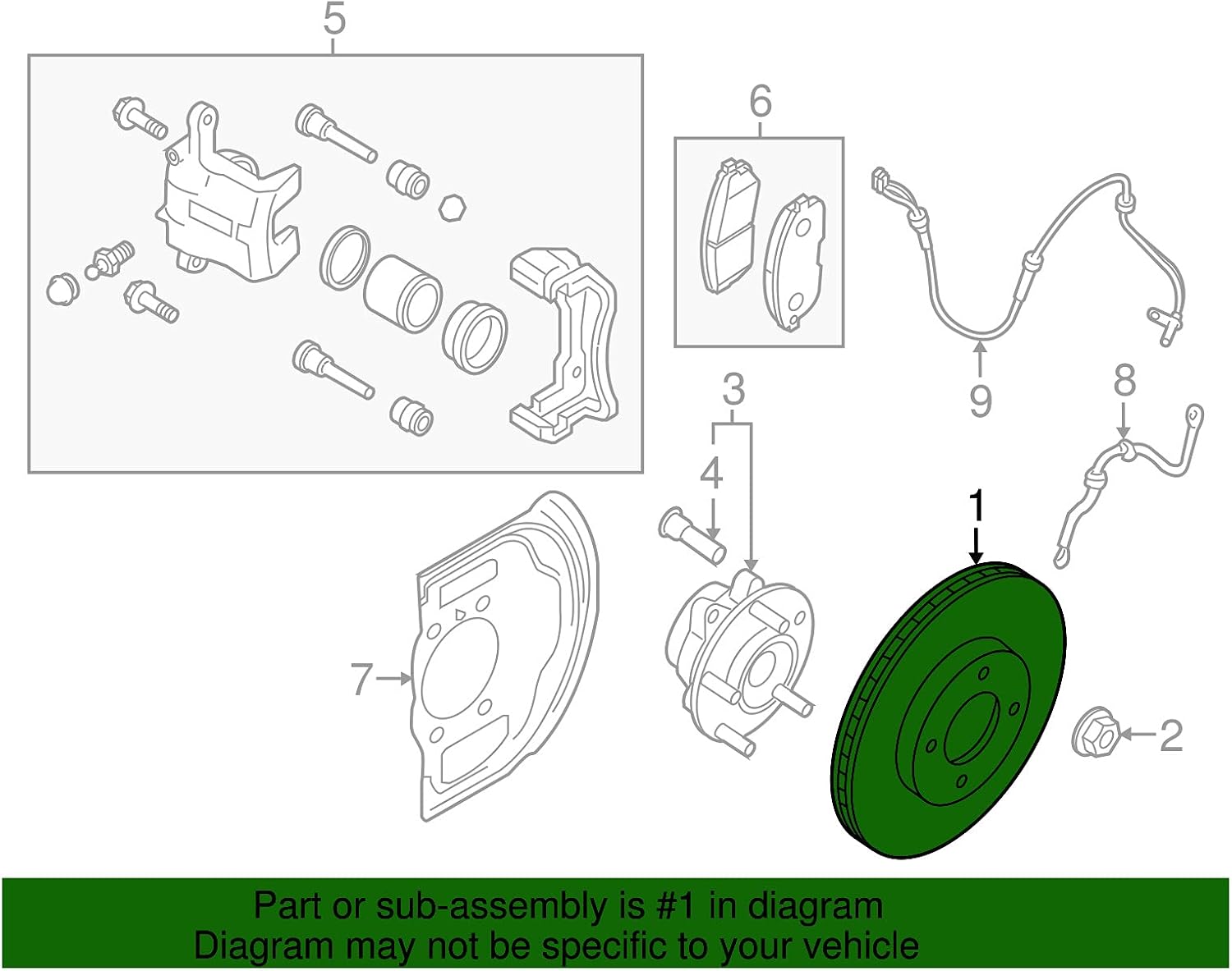 Genuine Nissan Parts - Authentic Catalog Part from The Factory (40206-4BT0B)