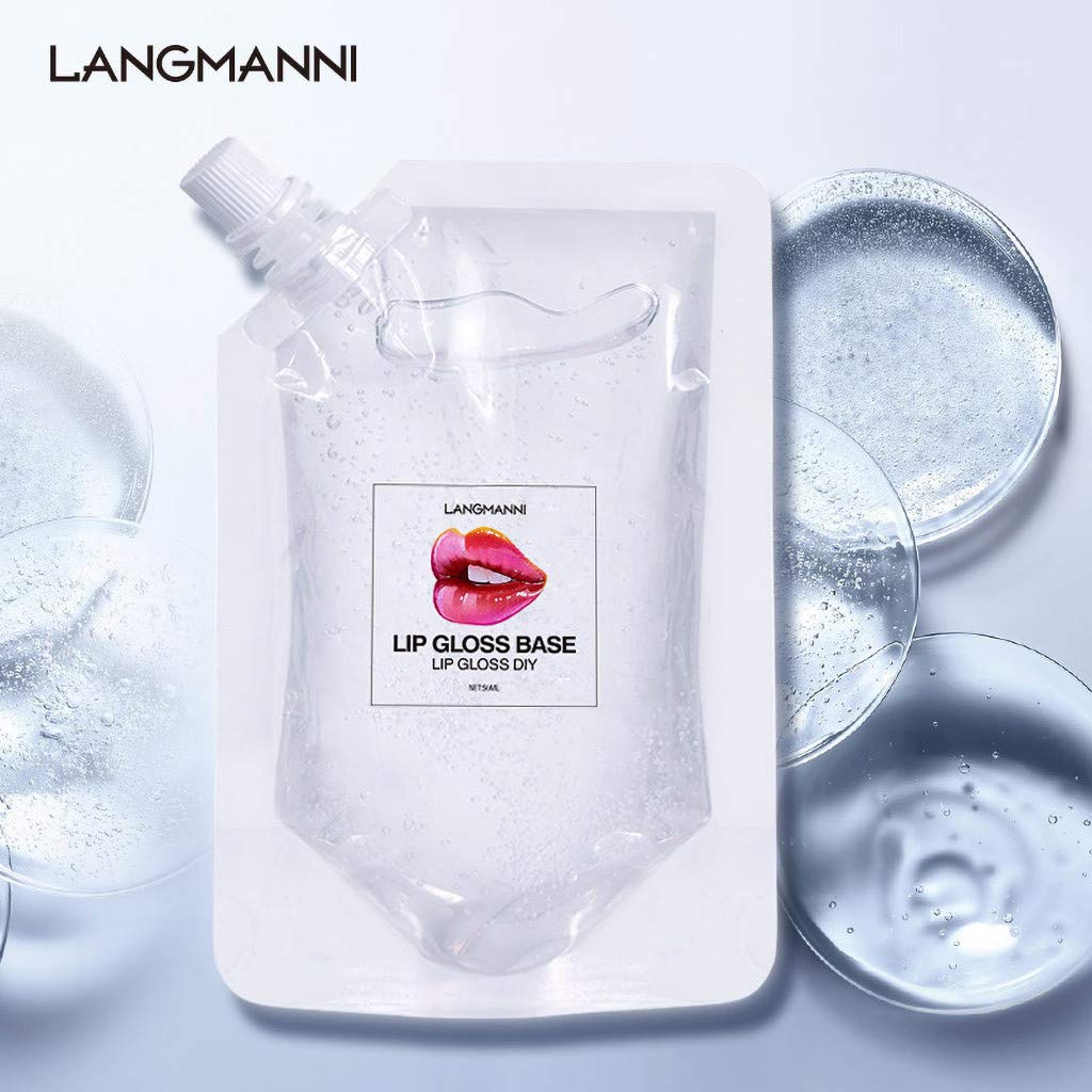 Base hydratante à base d'huile de base de brillant à lèvres, base de rouge à lèvres non adhésive pour baume à lèvres DIY, gloss à lèvres 50 ml