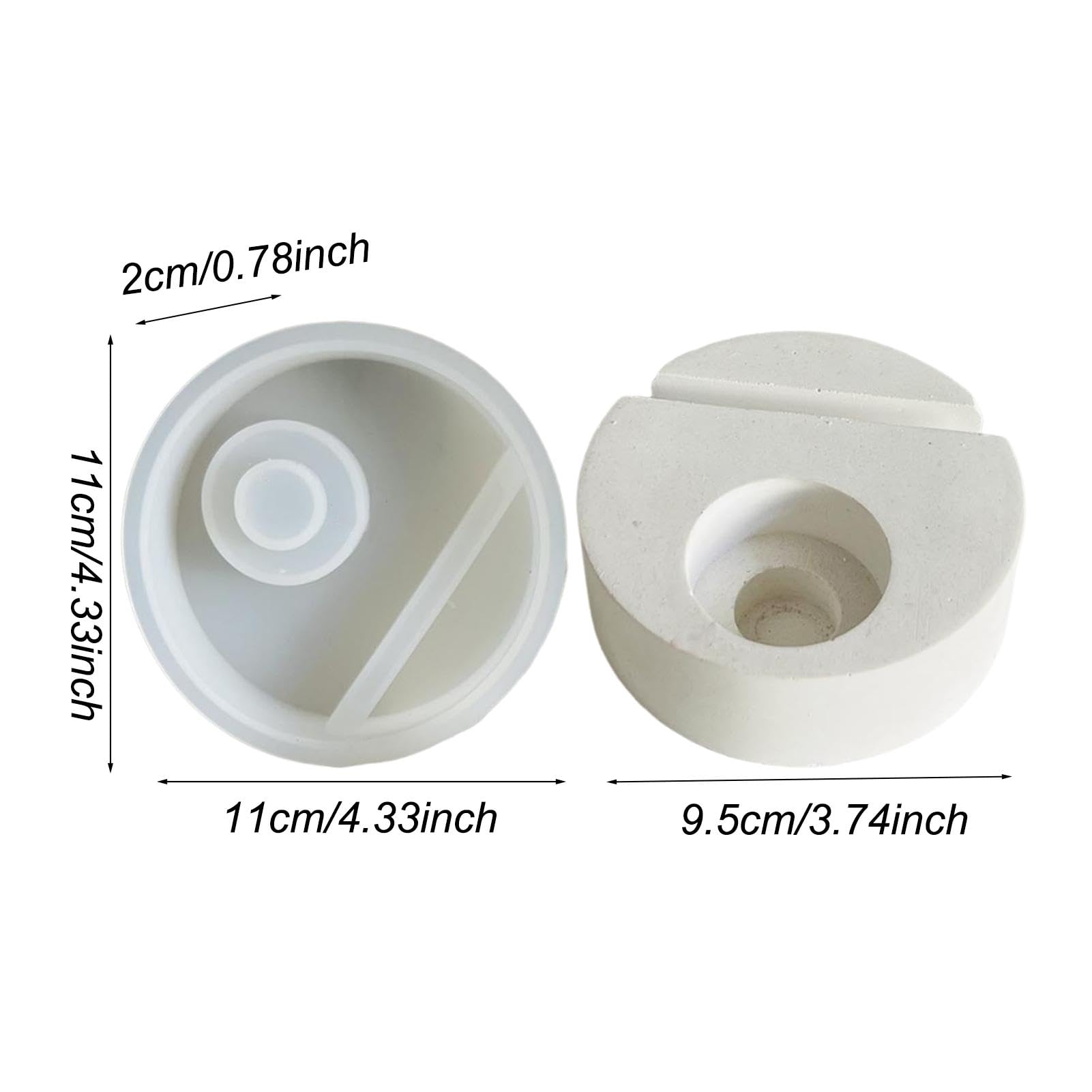 Moule Silicone Compte à Rebours Noël - Pour Bougies, Plâtre, Béton, Forme étoile, Réutilisable - 8
