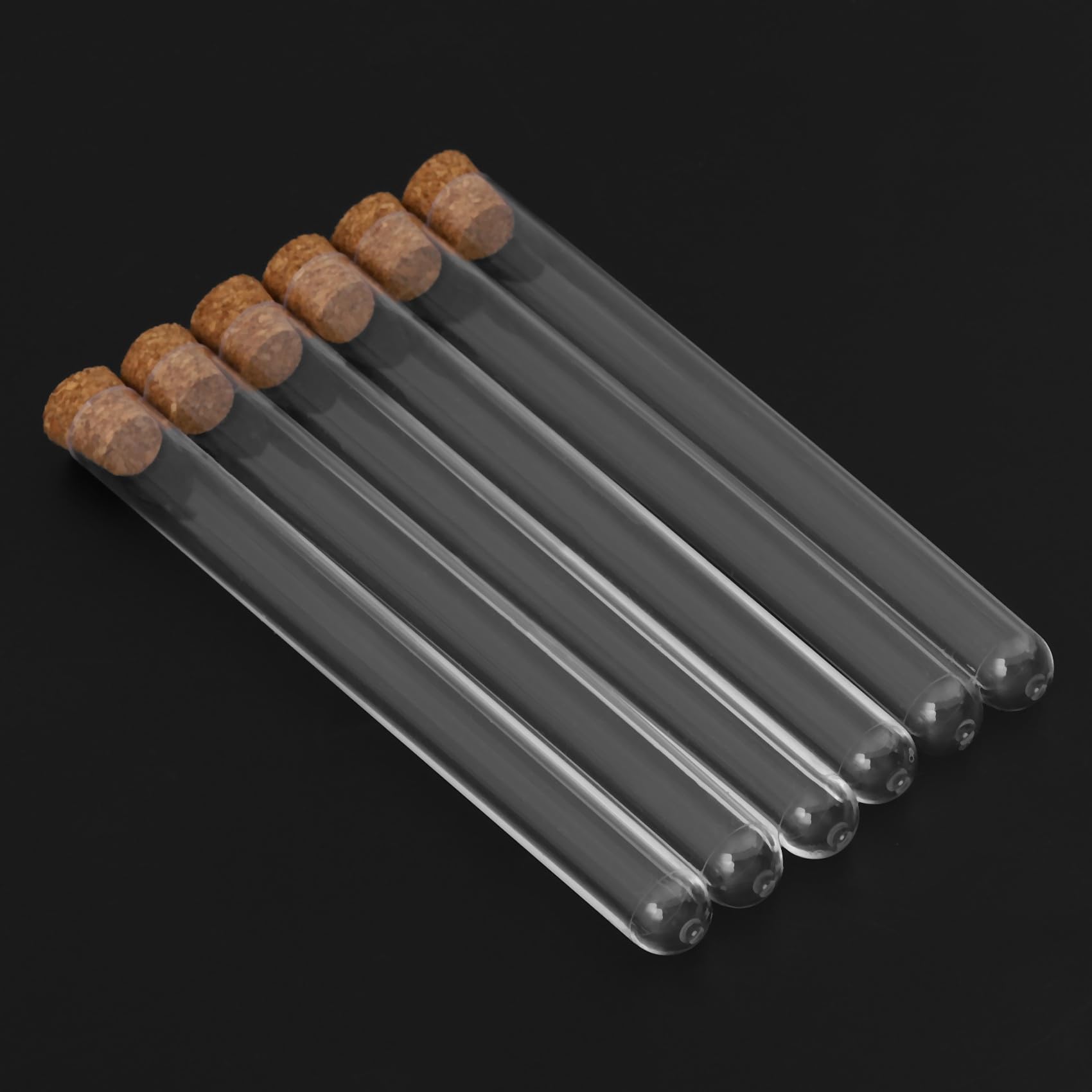 Tubo de Ensayo 15 ml con Corcho Resistente para Proyectos de Clase