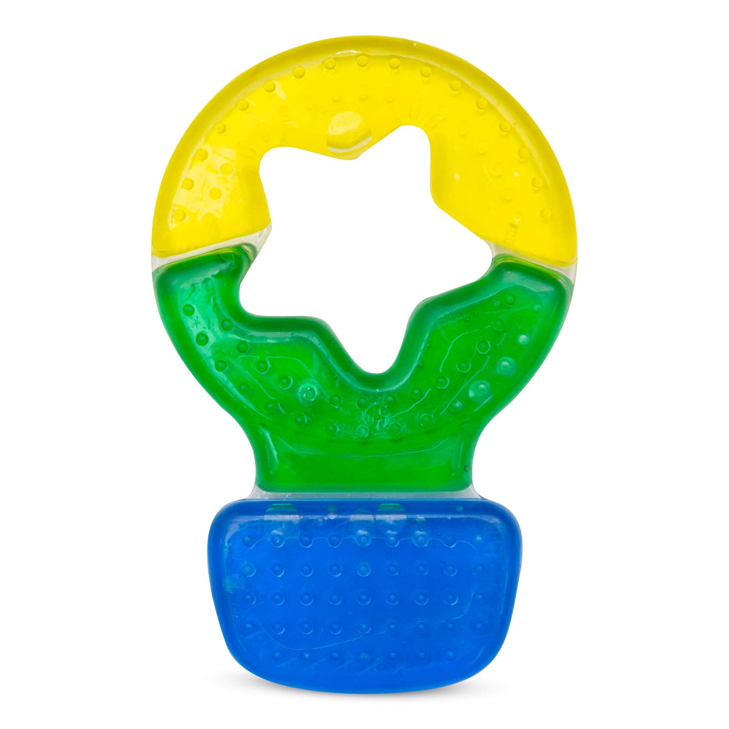 Mee Mee Baby Teething Toys Pack of 1 - Silicone BPA Free Natural Organic Freezer Safe Teethers for Newborn Infant (Blue)-image-13