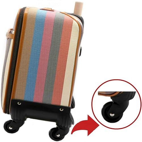 Miniatura 7 de ORO 1 par de ruedas de equipaje de repuesto de 2.756 in con rodamientos de 0.315 in para maleta y patinaje al aire libre en línea y tabla de ruedas