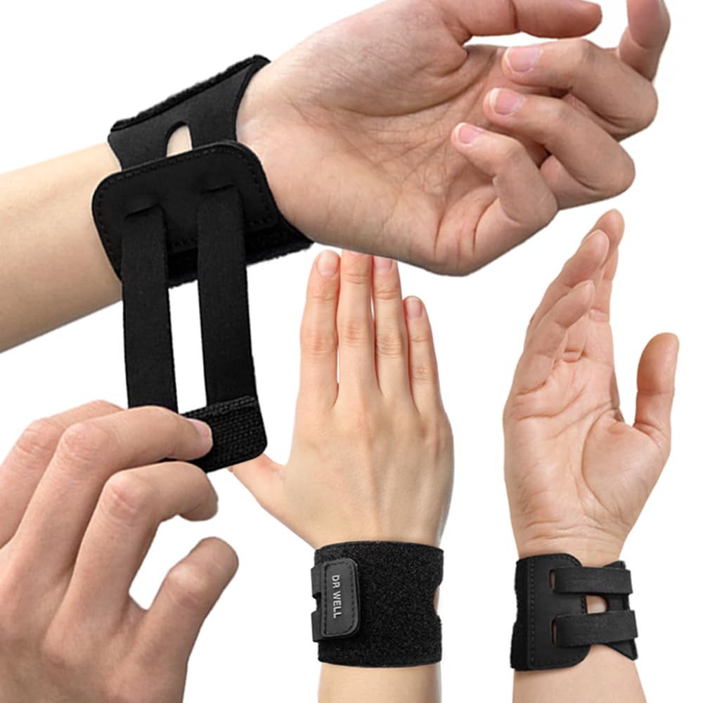 DR. WELL Closed-Loop Neoprene Wrist Wrap - Lightweight, Breathable Support for Everyday Wear | Ideal for Typing, Cooking, Fitness, Various Sports That