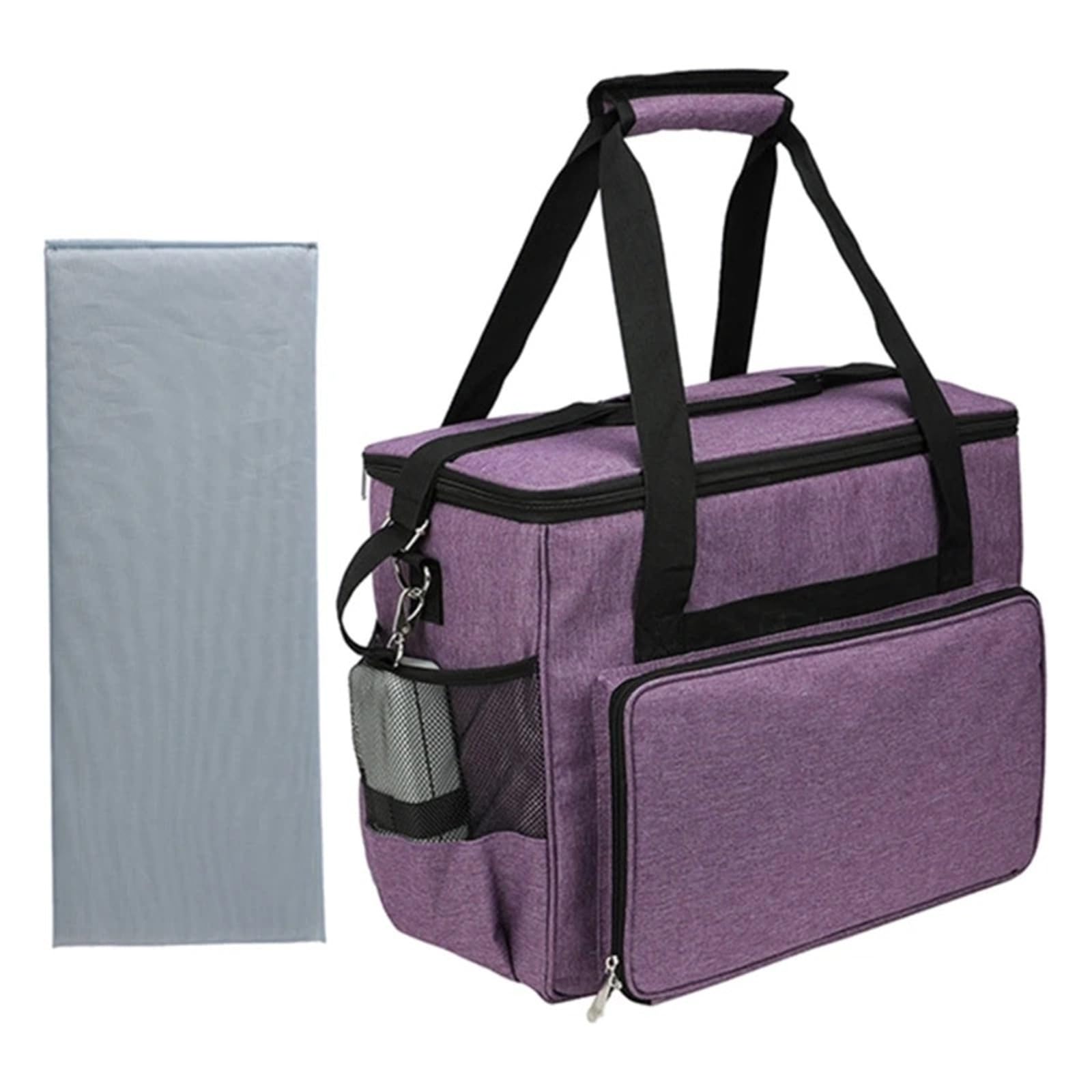 Estuche for máquina de Coser, Bolsa Transporte con Acolchado extraíble y Accesorios(Grey)